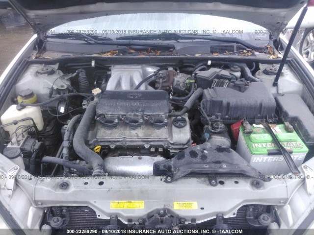 4T1BF30K52U028068 - 2002 TOYOTA CAMRY LE/XLE/SE SILVER photo 10