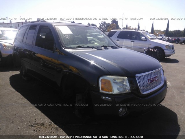 1GKES63MX82111211 - 2008 GMC ENVOY DENALI BLACK photo 1