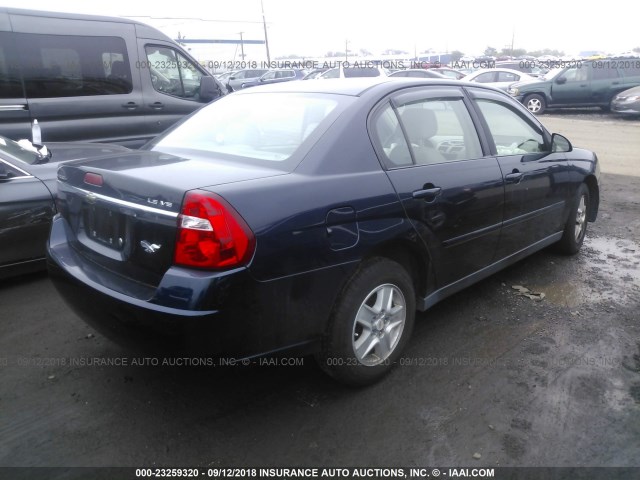 1G1ZT52815F242730 - 2005 CHEVROLET MALIBU LS 深蓝色 照片 4