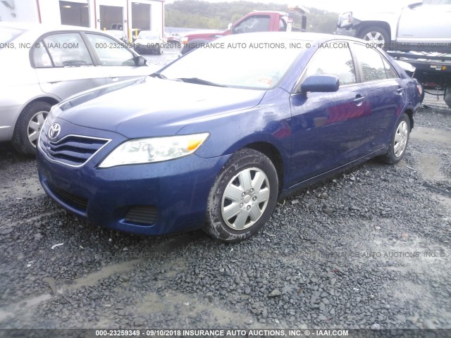 4T1BF3EKXAU517038 - 2010 TOYOTA CAMRY SE/LE/XLE BLUE photo 2