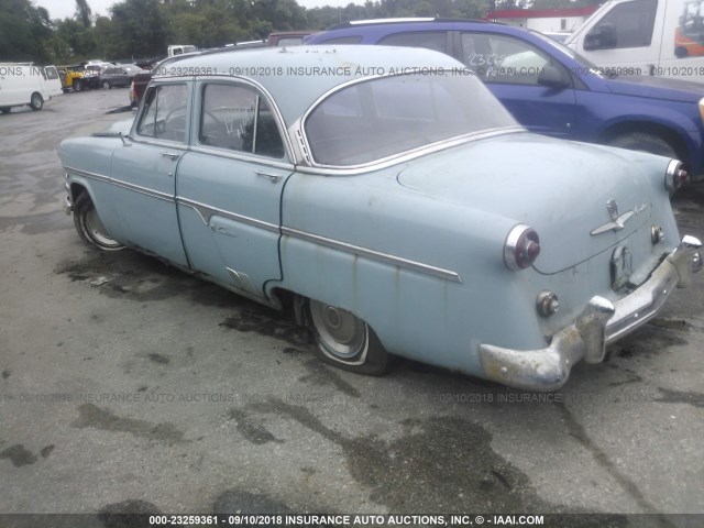 U4NT114896 - 1954 FORD CRESTLINER  Light Blue photo 3