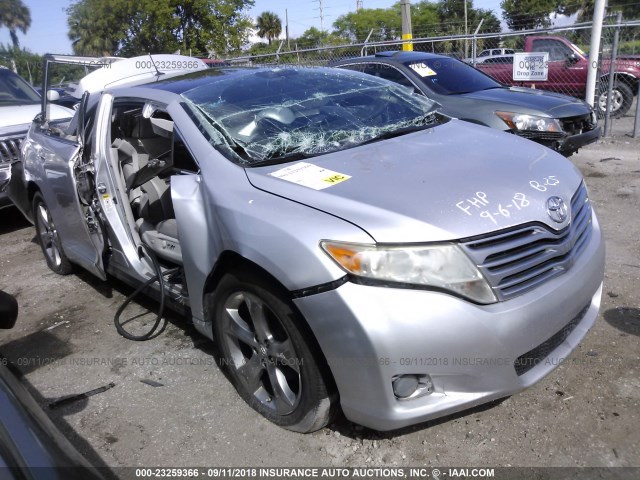 4T3ZK3BB1AU029005 - 2010 TOYOTA VENZA SILVER photo 1