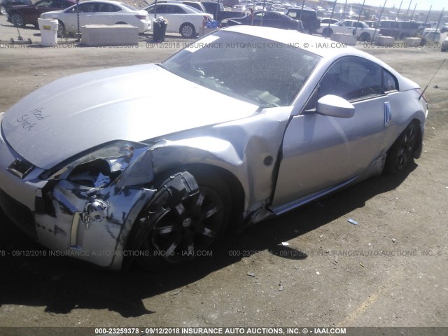 JN1AZ34EX3T008453 - 2003 NISSAN 350Z COUPE SILVER photo 6