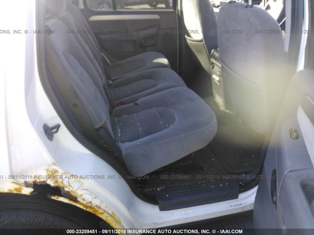 1FMZU73K64ZA44258 - 2004 FORD EXPLORER XLT/XLT SPORT/NBX 白色 照片 8
