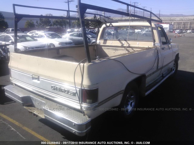 1GCFC24L2FJ124484 - 1985 CHEVROLET C20 TAN photo 4