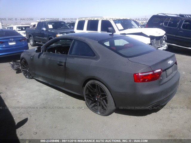 WAURV78T39A051612 - 2009 AUDI S5 QUATTRO BLACK photo 3