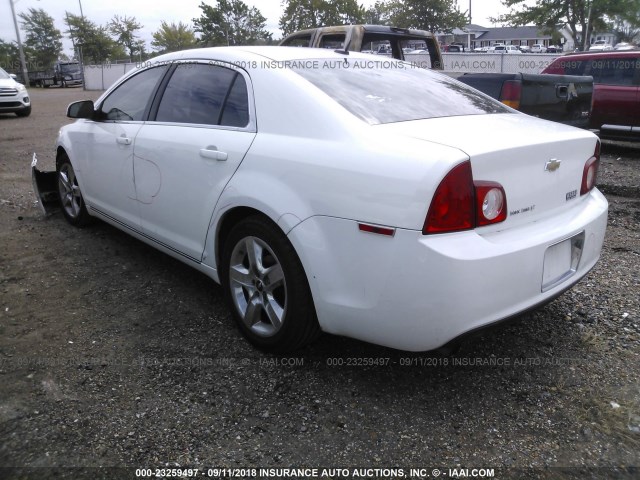 1G1ZC5EB3A4147275 - 2010 CHEVROLET MALIBU 1LT WHITE photo 3