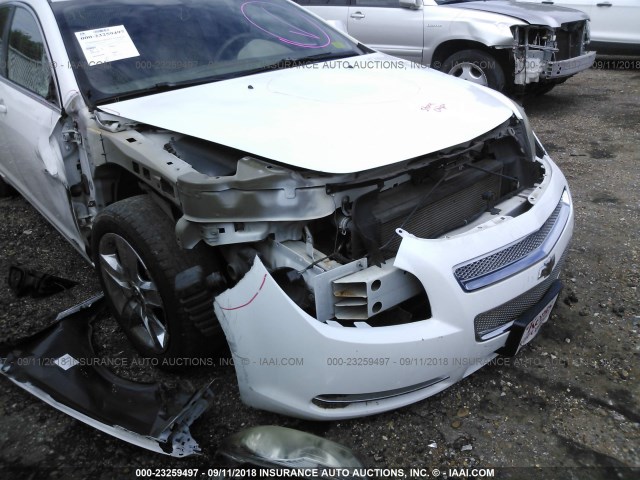 1G1ZC5EB3A4147275 - 2010 CHEVROLET MALIBU 1LT WHITE photo 6