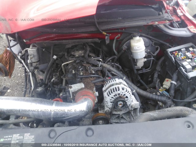 3GTP2VE78CG147775 - 2012 GMC SIERRA K1500 SLE RED photo 10