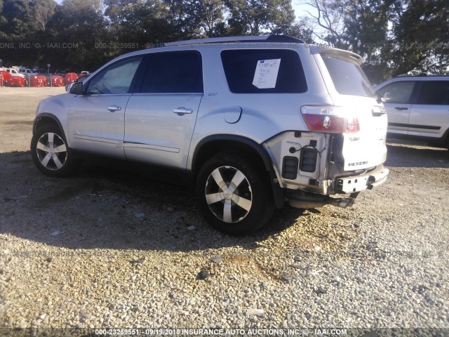 1GKKVSED6CJ249567 - 2012 GMC ACADIA SLT-2 SILVER photo 3