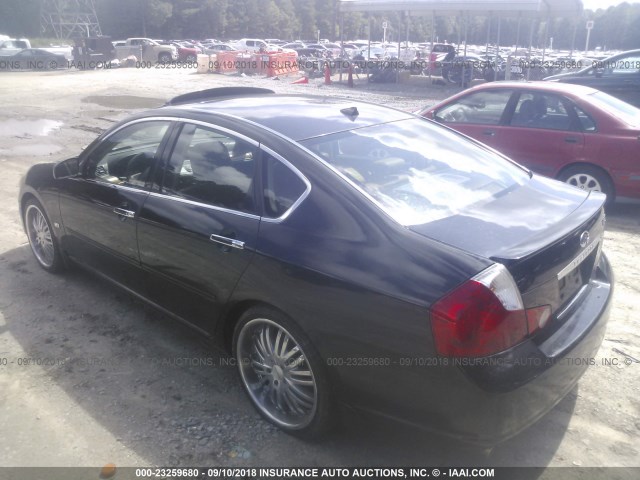 JNKBY01E36M208076 - 2006 INFINITI M45 SPORT BLACK photo 3