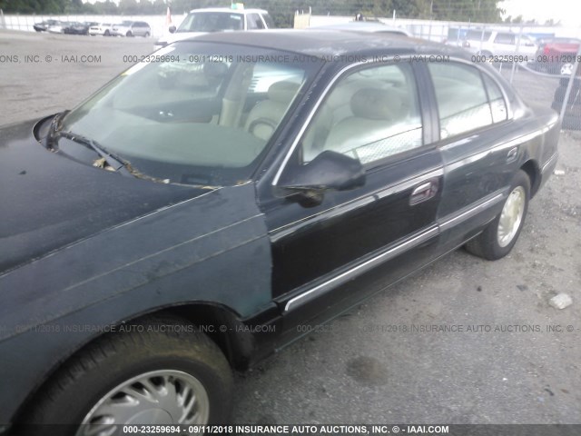 1LNFM97V9WY686890 - 1998 LINCOLN CONTINENTAL  Zielony zdjęcie 6