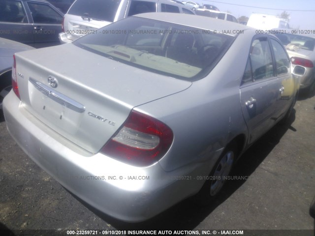 4T1BE30K33U675024 - 2003 TOYOTA CAMRY LE/XLE/SE 银色 照片 4
