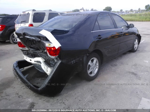 4T1BE32KX5U429801 - 2005 TOYOTA CAMRY LE/XLE/SE 黑色 照片 4