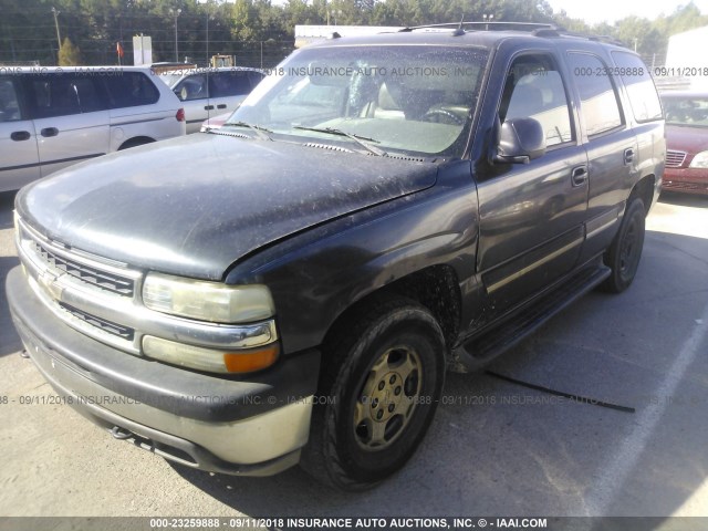 1GNEK13Z74R263403 - 2004 CHEVROLET TAHOE K1500 BLACK photo 2