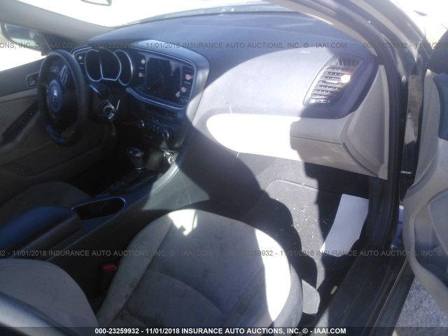 5XXGM4A70FG457579 - 2015 KIA OPTIMA BLACK photo 5