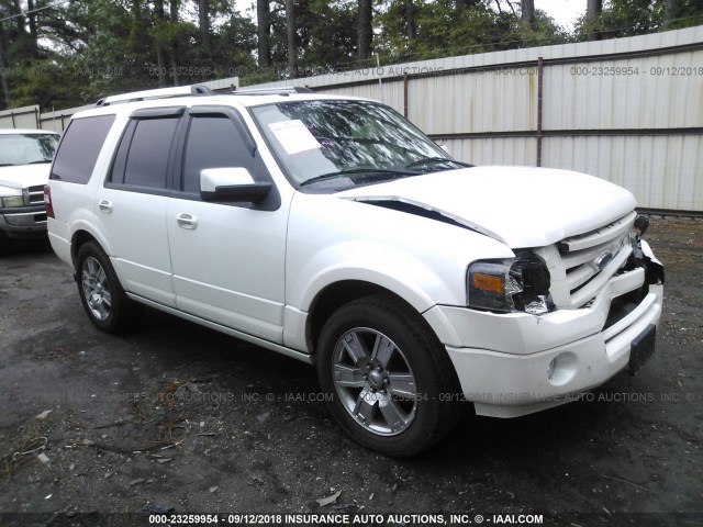 1FMJU1K59AEA24935 - 2010 FORD EXPEDITION LIMITED WHITE photo 1