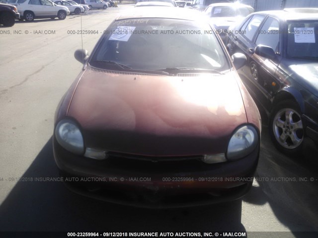 1B3ES46C61D182680 - 2001 DODGE NEON SE/ES ORANGE photo 6