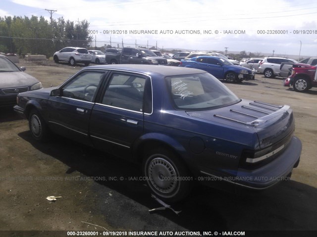 1G4AG5542R6471453 - 1994 BUICK CENTURY SPECIAL BLUE photo 3