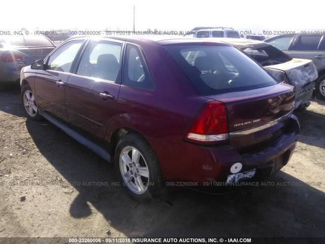 1G1ZT64895F107286 - 2005 CHEVROLET MALIBU MAXX LS MAROON photo 3