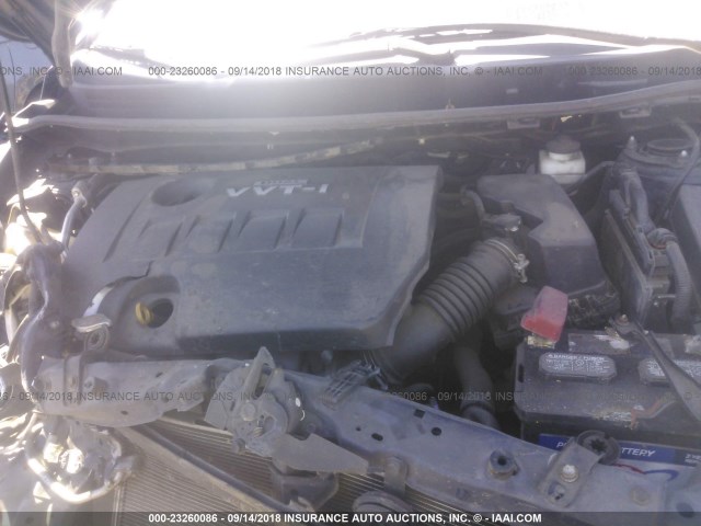 2T1KU40E39C033996 - 2009 TOYOTA COROLLA MATRIX  BLUE photo 10