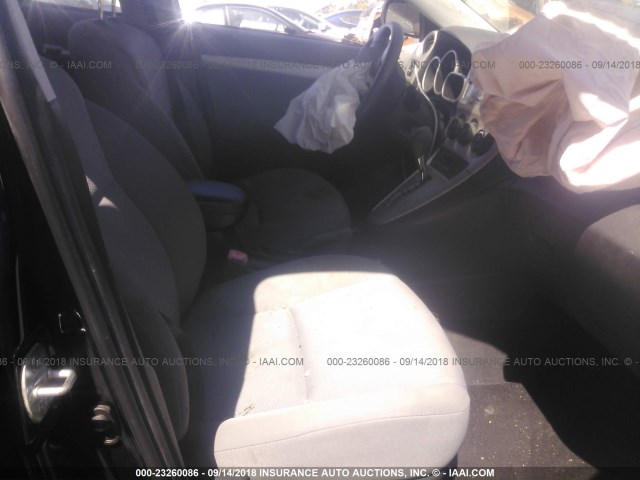 2T1KU40E39C033996 - 2009 TOYOTA COROLLA MATRIX  BLUE photo 5