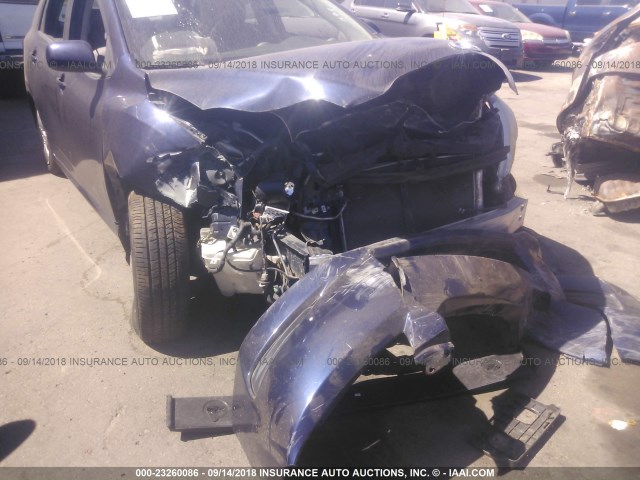 2T1KU40E39C033996 - 2009 TOYOTA COROLLA MATRIX  BLUE photo 6