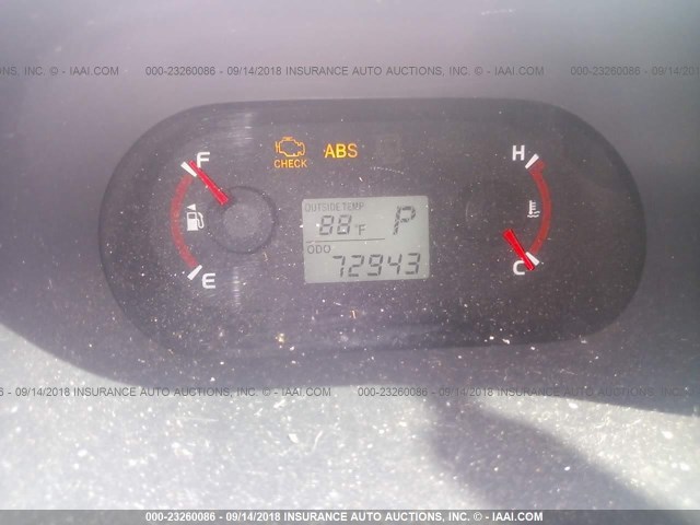 2T1KU40E39C033996 - 2009 TOYOTA COROLLA MATRIX  BLUE photo 7