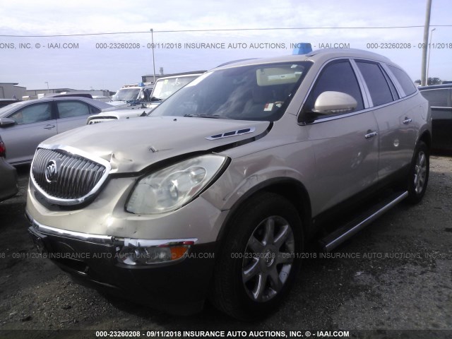 5GAEV23758J230555 - 2008 BUICK ENCLAVE CXL GOLD photo 2