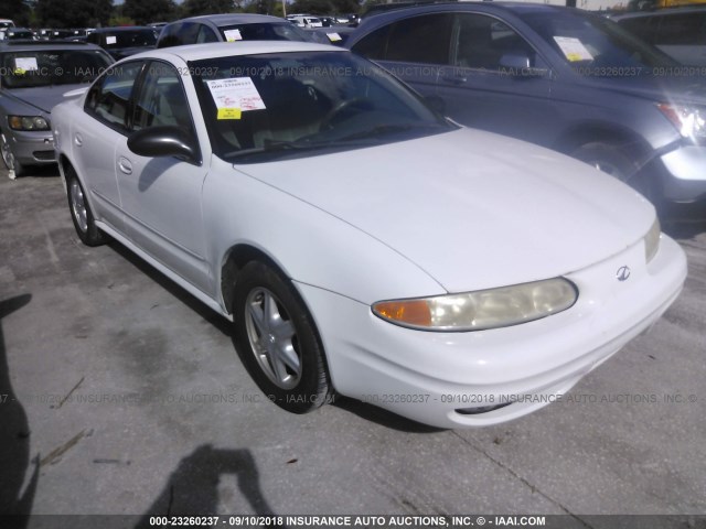 1G3NL52F04C124608 - 2004 OLDSMOBILE ALERO GL WHITE photo 1