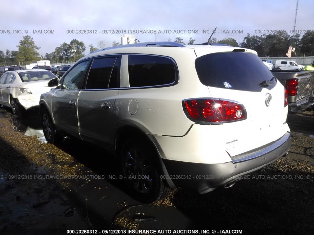 5GAKVBED4BJ173228 - 2011 BUICK ENCLAVE CXL WHITE photo 3