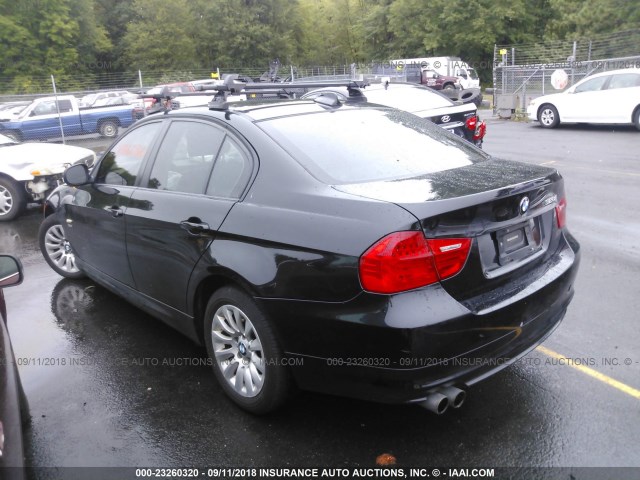 WBAPK53549A644411 - 2009 BMW 328 XI SULEV BLACK photo 3