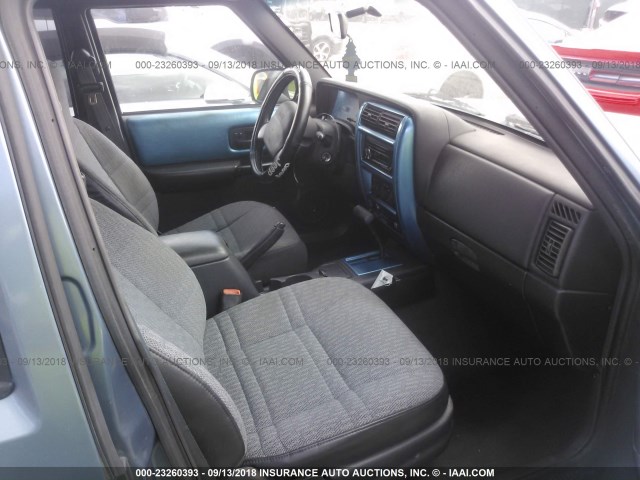 1J4FT68SXXL547368 - 1999 JEEP CHEROKEE SPORT/CLASSIC ლურჯი ფოტო 5