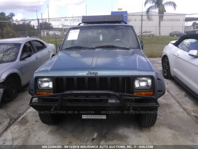 1J4FT68SXXL547368 - 1999 JEEP CHEROKEE SPORT/CLASSIC ლურჯი ფოტო 6
