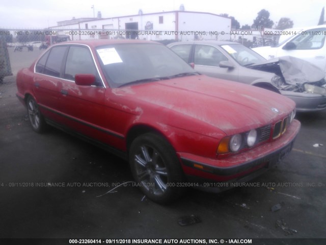 WBAHD6310PBJ85306 - 1993 BMW 525 I AUTOMATIC RED photo 1