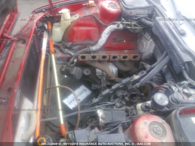 WBAHD6310PBJ85306 - 1993 BMW 525 I AUTOMATIC RED photo 10