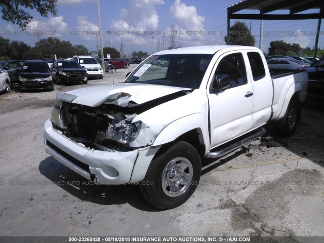 5TEUU42N27Z347457 - 2007 TOYOTA TACOMA ACCESS CAB Ақ фото 2