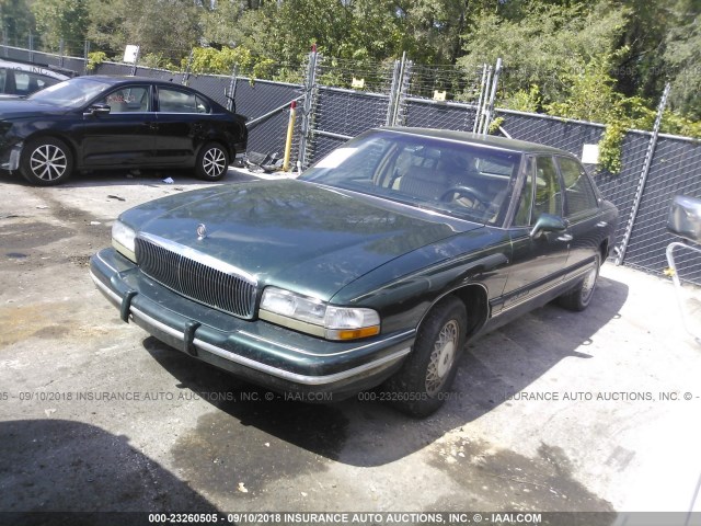 1G4CW52K5SH662535 - 1995 BUICK PARK AVENUE  GREEN photo 2