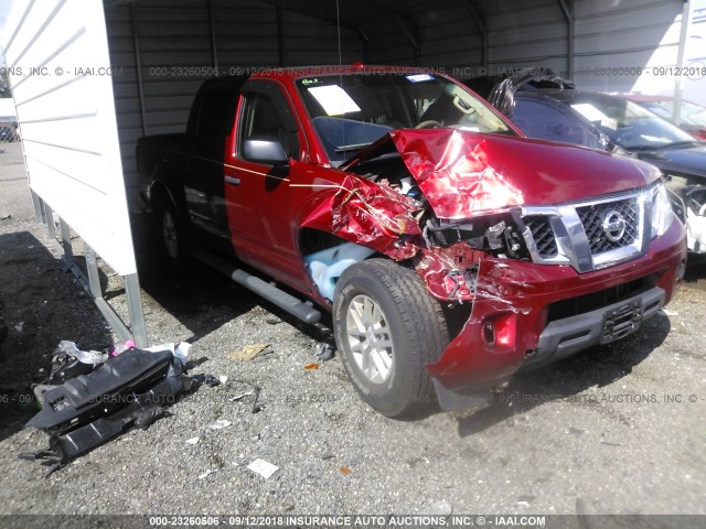 1N6AD0ER9FN701032 - 2015 NISSAN FRONTIER S/SV/SL/PRO-4X RED photo 1