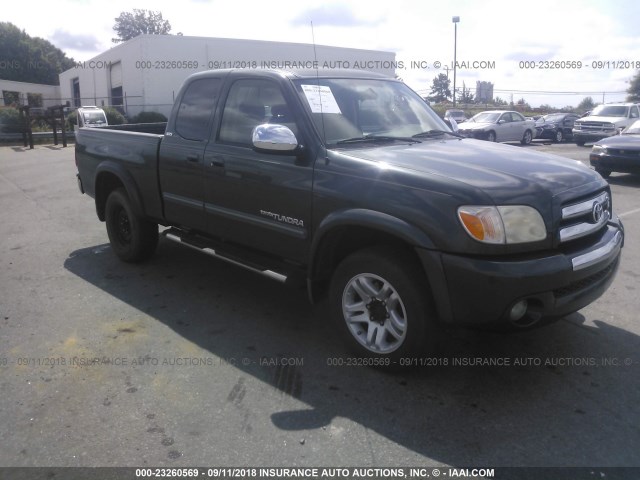 5TBBT44176S477596 - 2006 TOYOTA TUNDRA ACCESS CAB SR5 GREEN photo 1