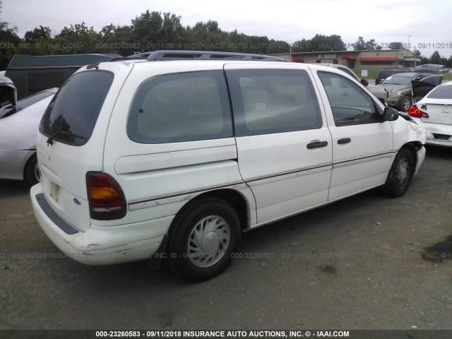 2FMDA5141TBB15492 - 1996 FORD WINDSTAR WAGON WHITE photo 4