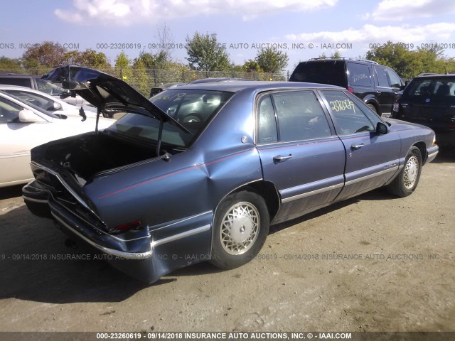 1G4CW52K5SH632208 - 1995 BUICK PARK AVENUE  BLUE photo 4