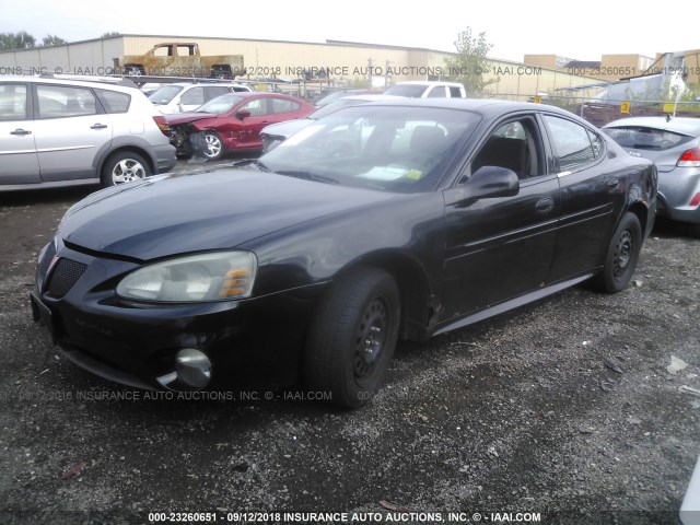 2G2WP522641294083 - 2004 PONTIAC GRAND PRIX GT BLACK photo 2