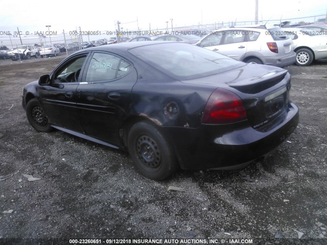 2G2WP522641294083 - 2004 PONTIAC GRAND PRIX GT BLACK photo 3