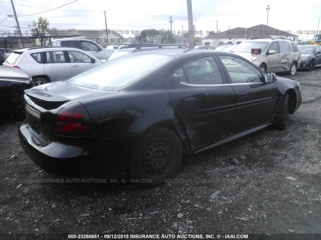 2G2WP522641294083 - 2004 PONTIAC GRAND PRIX GT BLACK photo 4