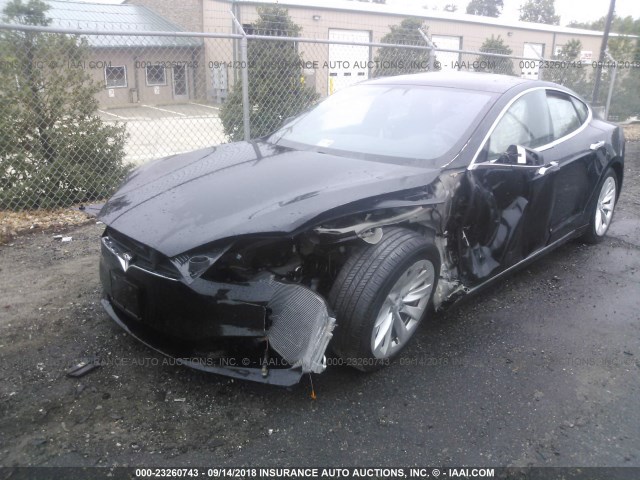 5YJSA1E20HF202808 - 2017 TESLA MODEL S Սև լուսանկար 6