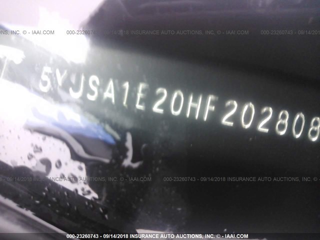 5YJSA1E20HF202808 - 2017 TESLA MODEL S Սև լուսանկար 9