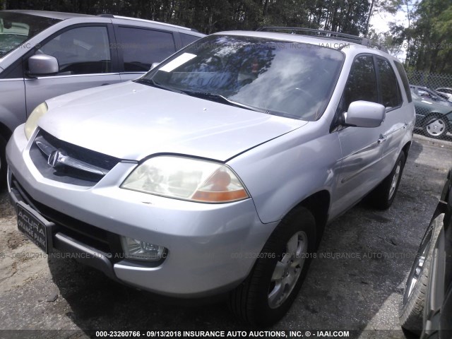 2HNYD18253H533684 - 2003 ACURA MDX SILVER photo 2