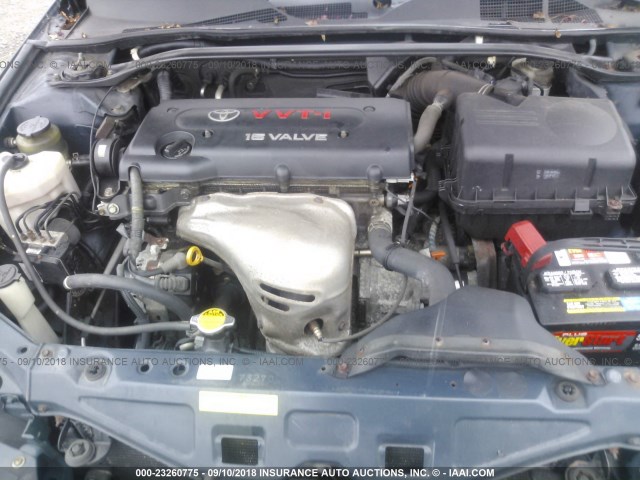 4T1CE38P05U954437 - 2005 TOYOTA CAMRY SOLARA SE/SLE მუქი ლურჯი ფოტო 10