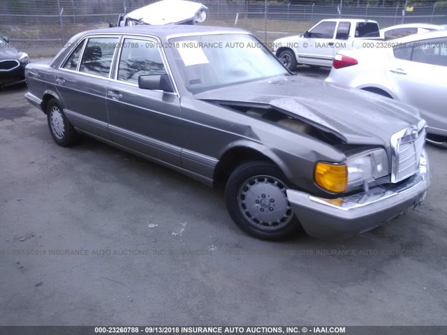 WDBCA35D5GA274059 - 1986 MERCEDES-BENZ 420 SEL GRAY photo 1